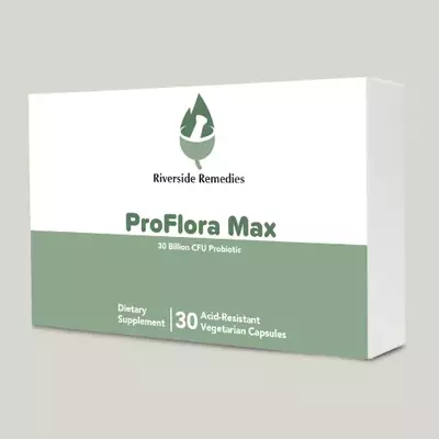 ProFlora Max probiotic supplement from Riverside Village Pharmacy 